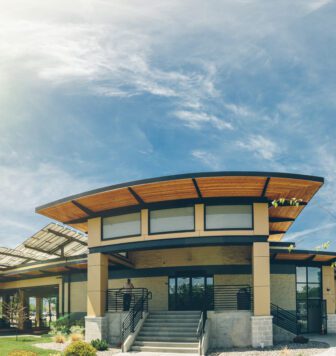 Exterior photo of Main St Clearwater Credit Union Branch in Stevensville, MT.