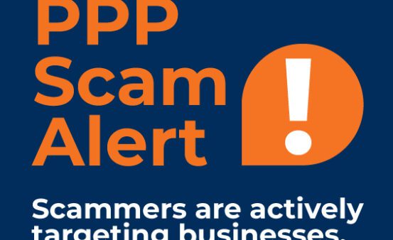 PPP Scam Alert banner