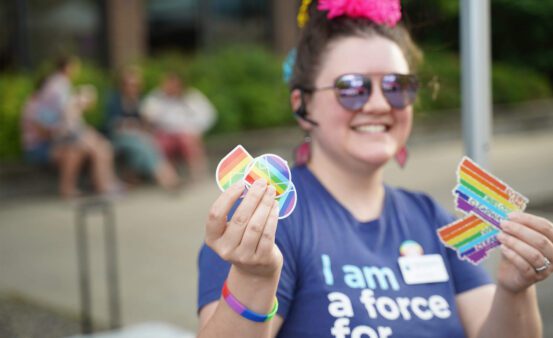 A Volunteer at Missoula Pride