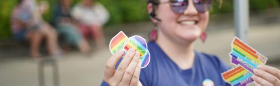 A Volunteer at Missoula Pride
