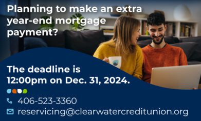 Planning to make an extra year-end mortgage payment? The deadline is 12pm on Dec. 31, 2024.​