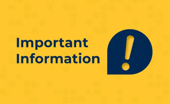 Important Information