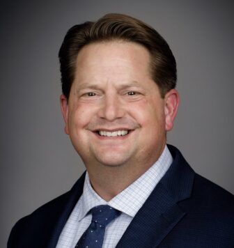 Clearwater CFO poses for headshot