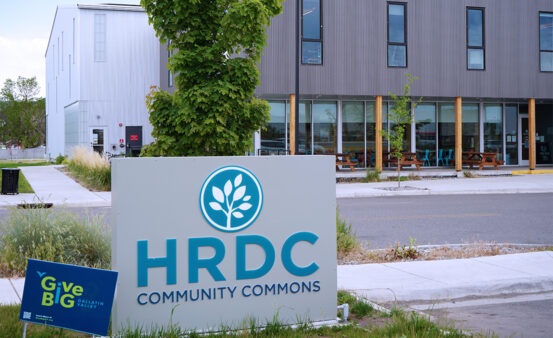 HRDC sign outside Bozeman location